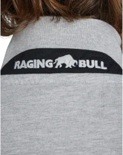 Raging Bull Patch Jersey Polo Grey Marl