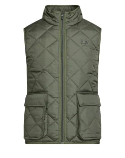Raging Bull Patch Pocket Quilted Gilet