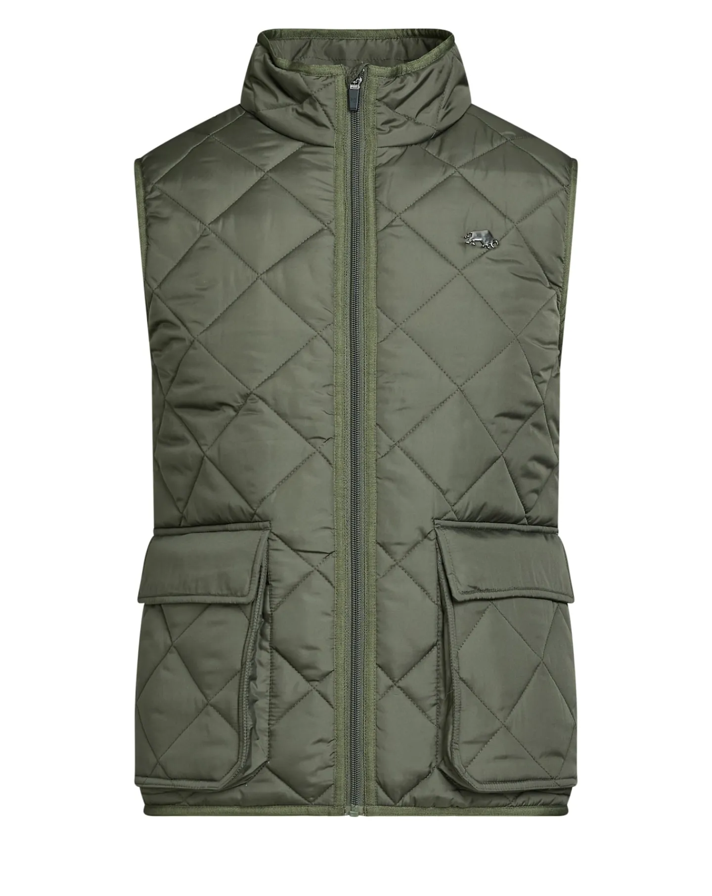 Raging Bull Patch Pocket Quilted Gilet