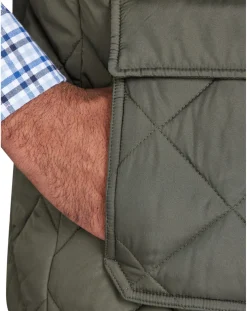 Raging Bull Patch Pocket Quilted Gilet