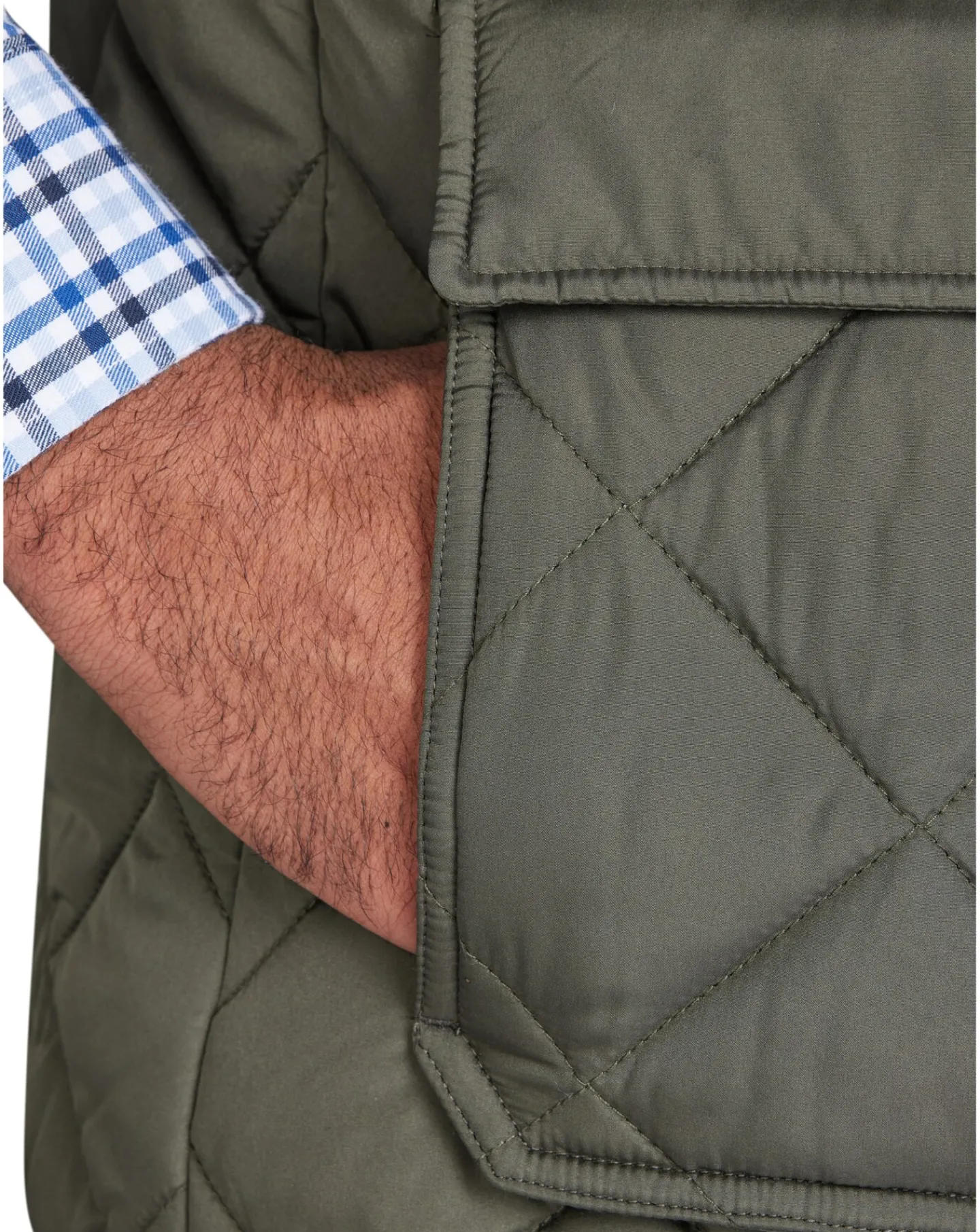 Raging Bull Patch Pocket Quilted Gilet