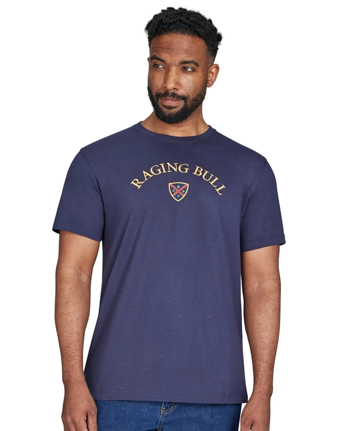 Raging Bull RB Crest Embroidered T-Shirt