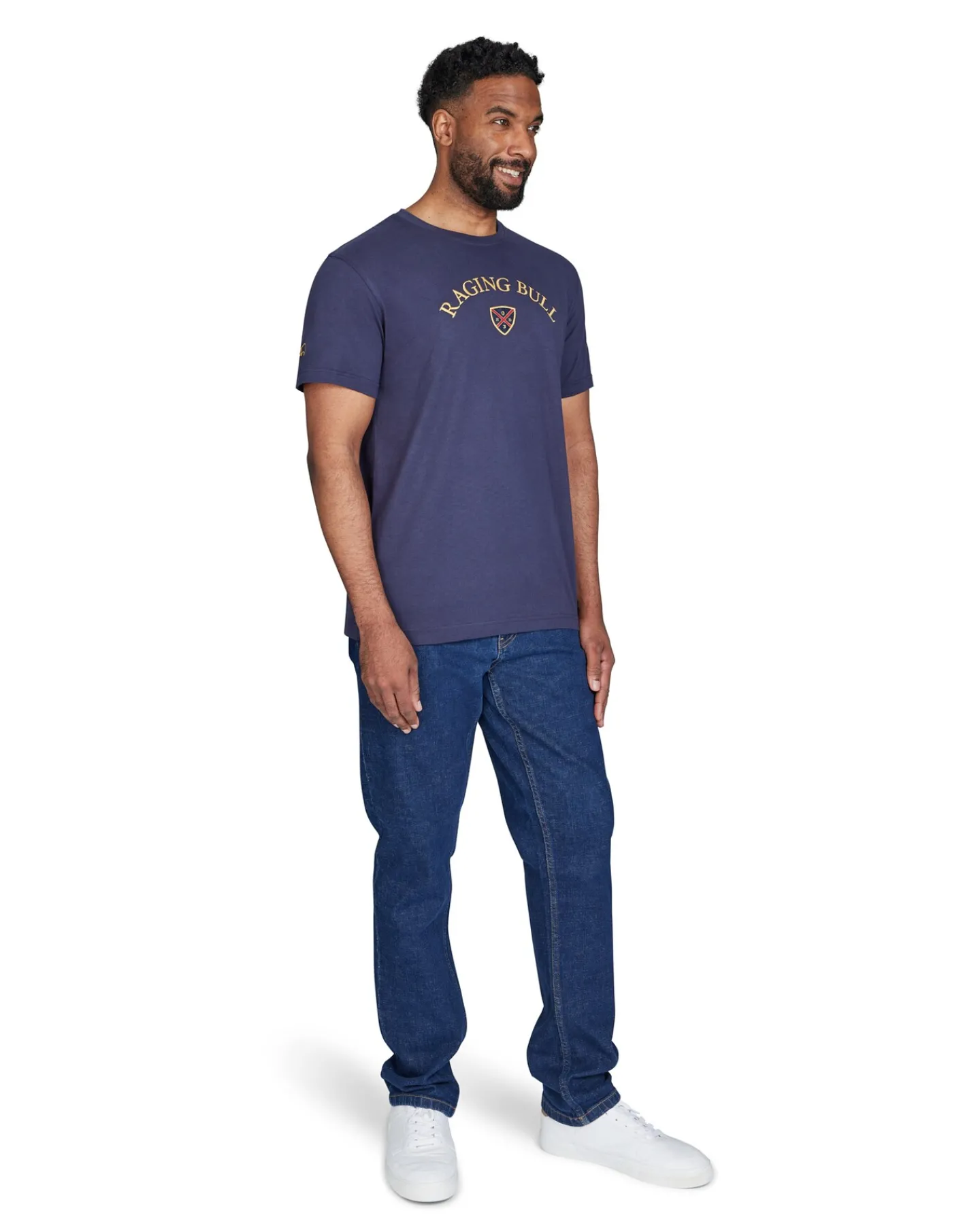 Raging Bull RB Crest Embroidered T-Shirt