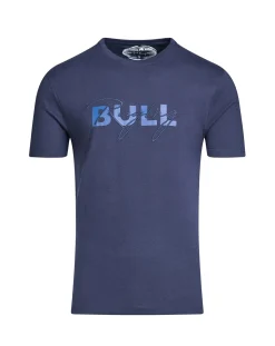 Raging Bull Script T-Shirt Grey Marl