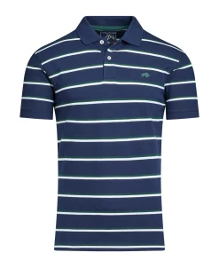 Raging Bull Triple Stripe Pique Polo
