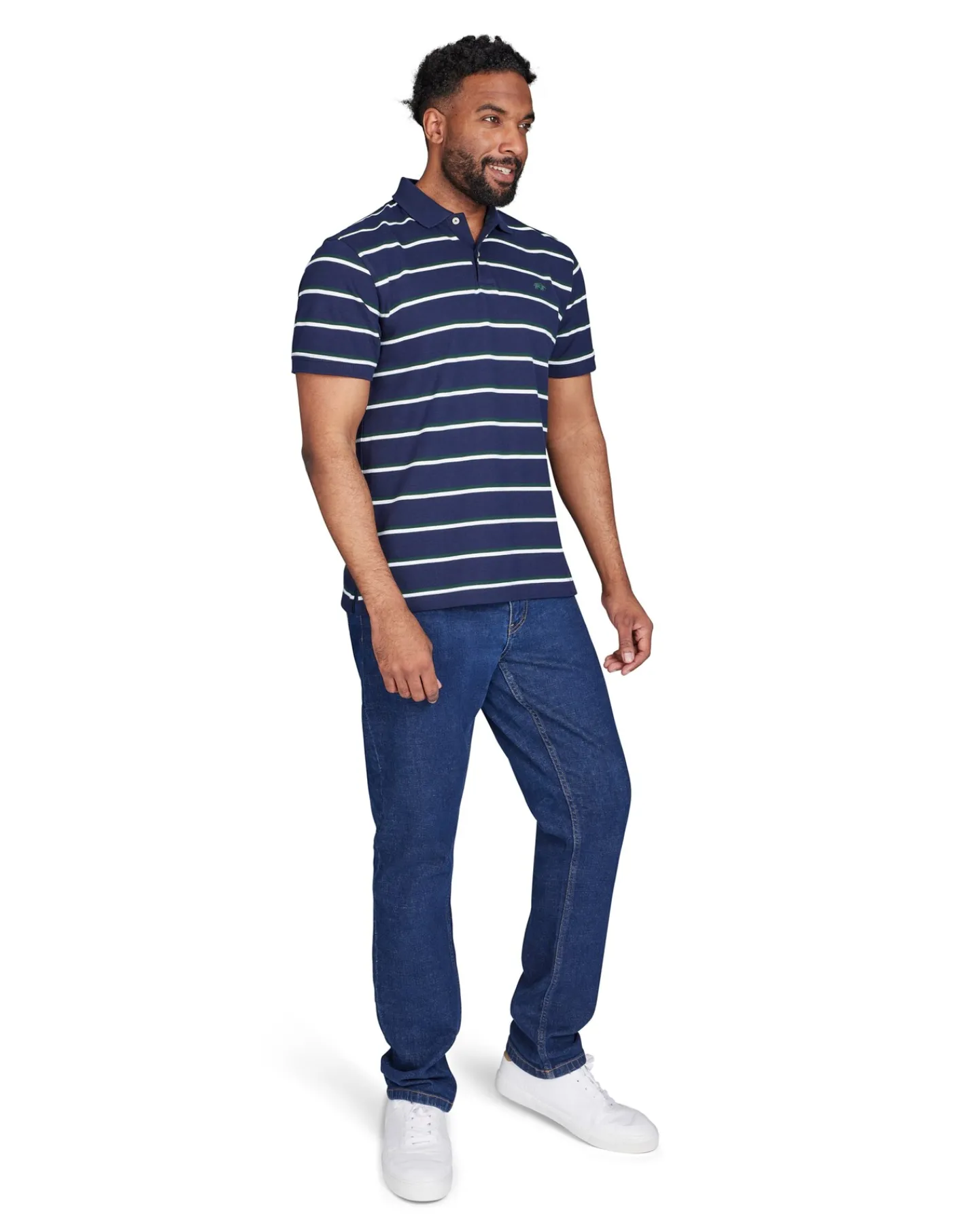 Raging Bull Triple Stripe Pique Polo