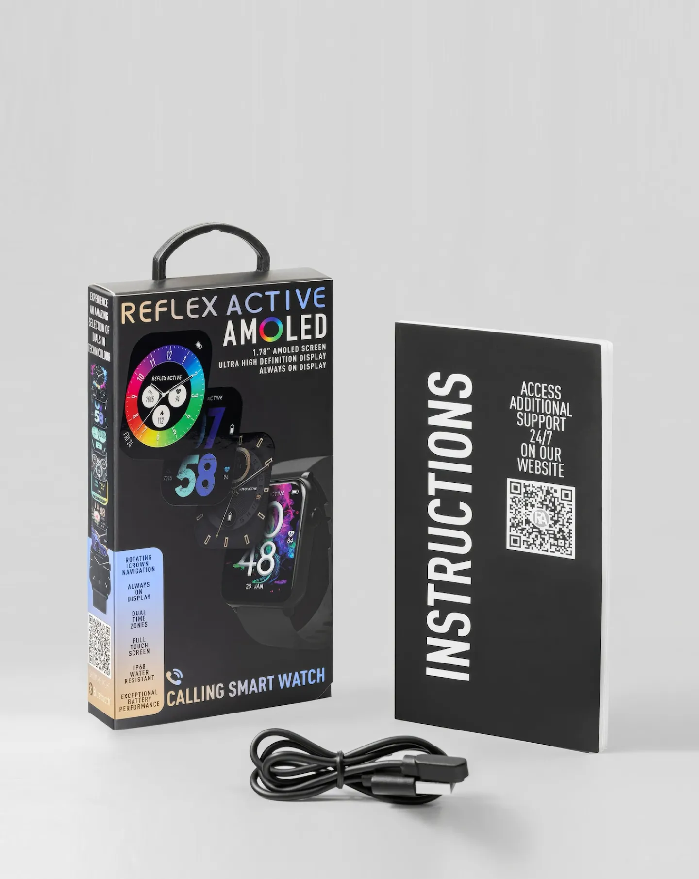 Reflex Active Series 30 Smart Calling Amoled Watch
