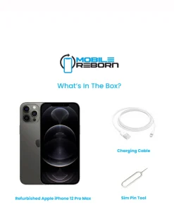 Mobile Reborn Refurbished Apple iPhone 12 Pro Max 128GB - (Pristine Condition)