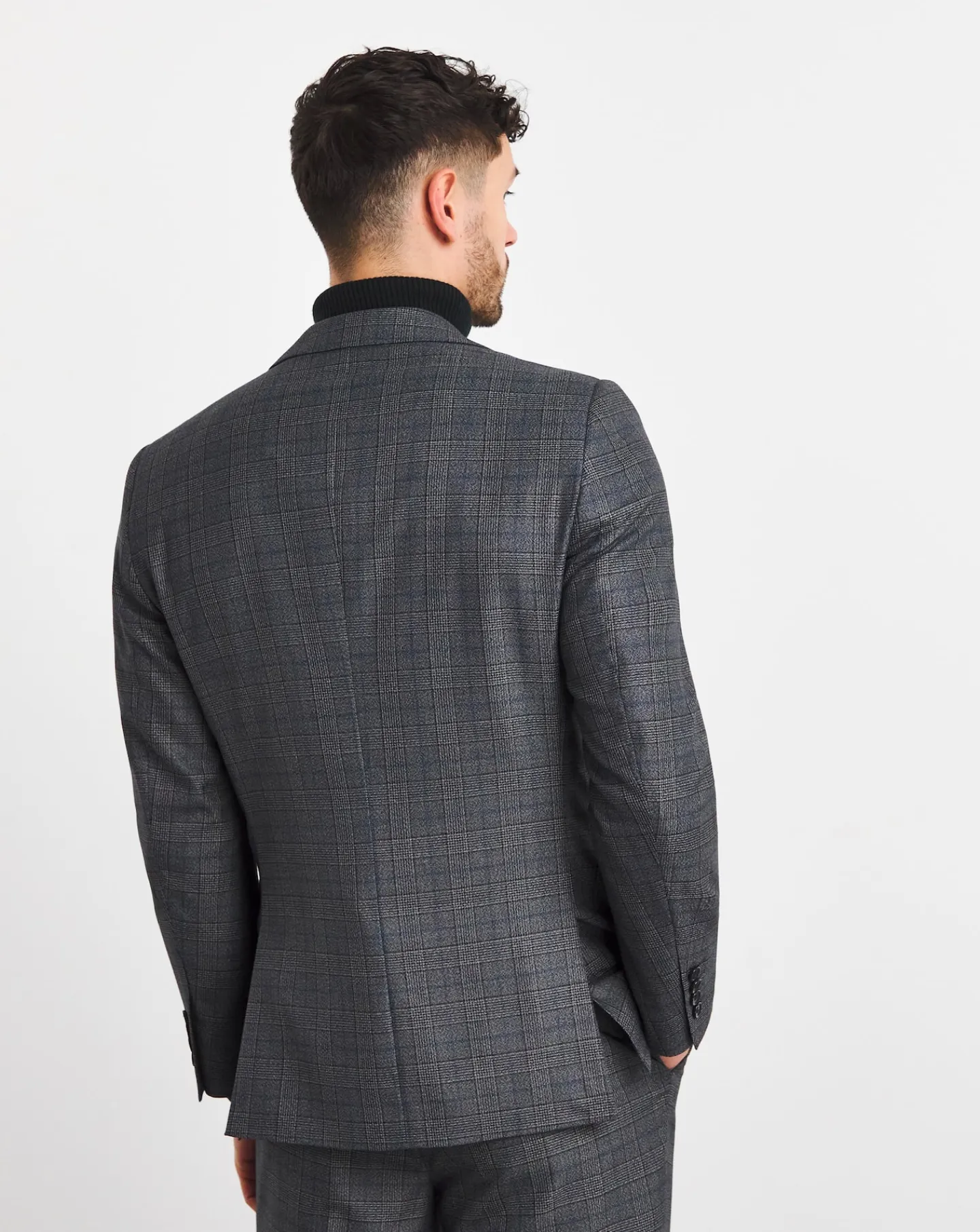 Jacamo Regular Fit Check Suit Jacket
