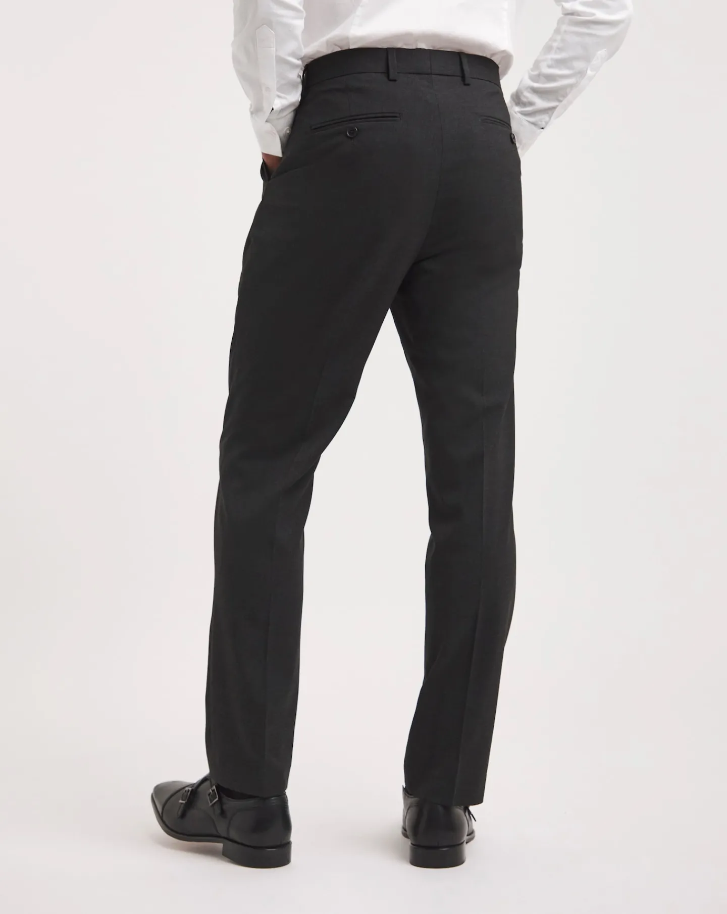 Jacamo Regular Fit Plain Front Stretch Trouser