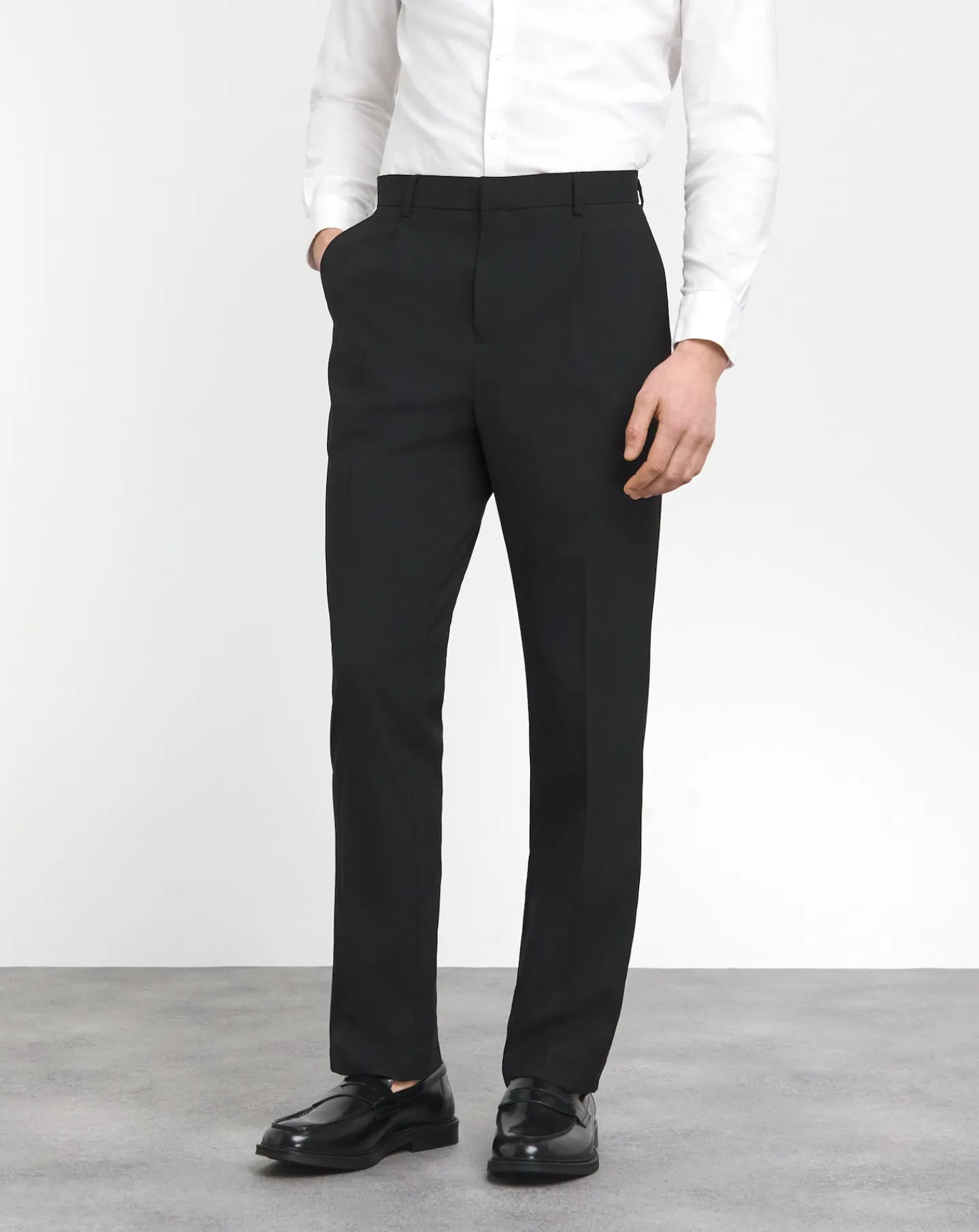 Jacamo Regular Fit Pleat Front Stretch Formal Trouser