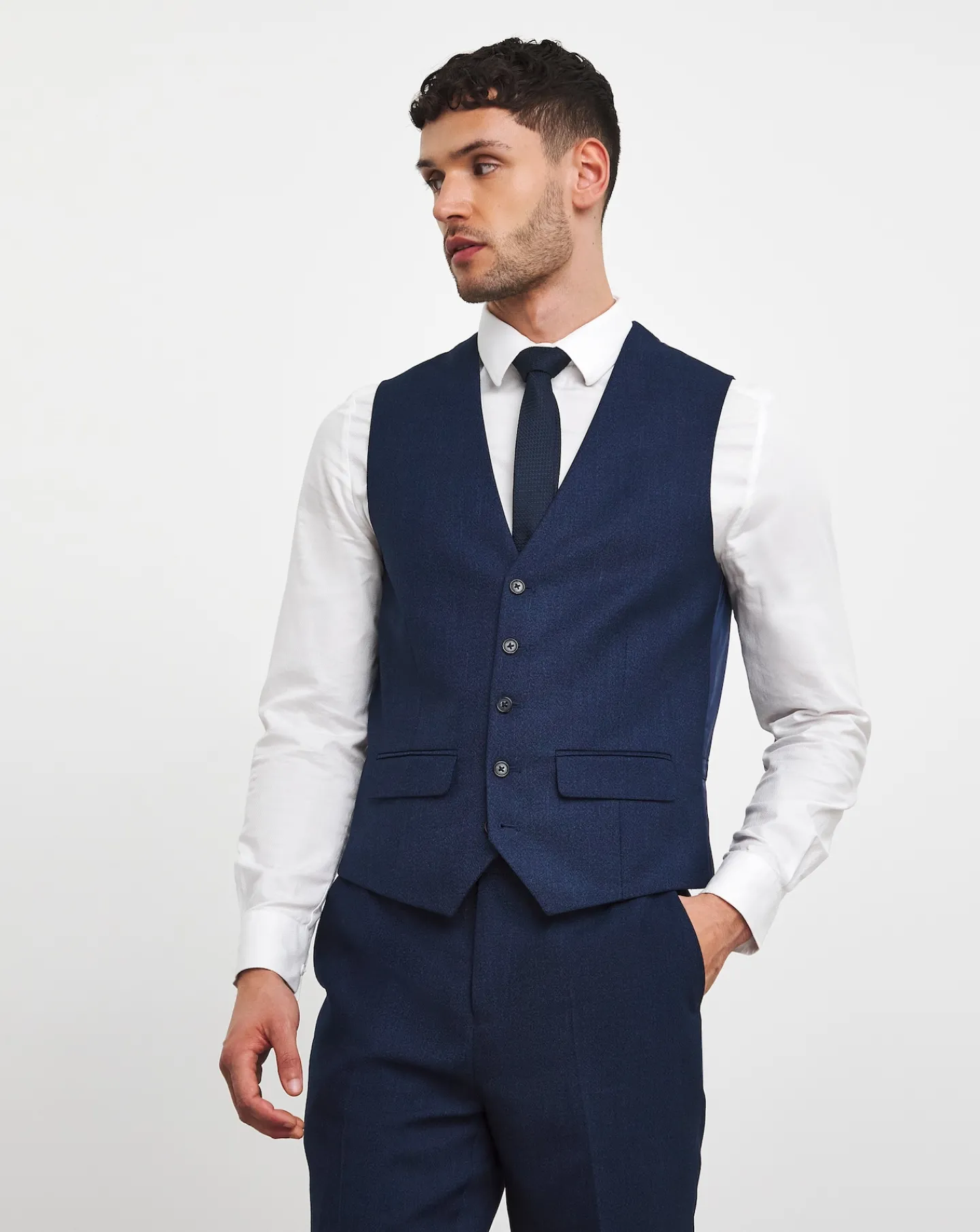 Jacamo Regular Fit Stretch Waistcoat