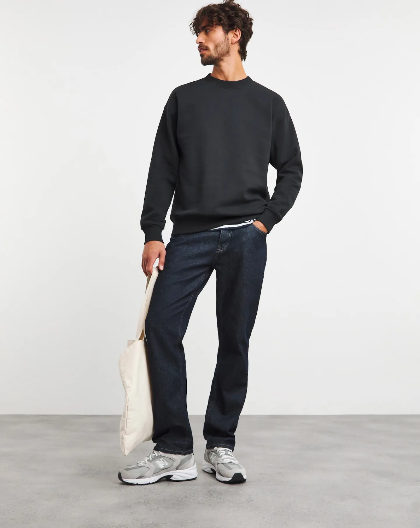 Jacamo Relaxed Crew Neck Sweat Reg