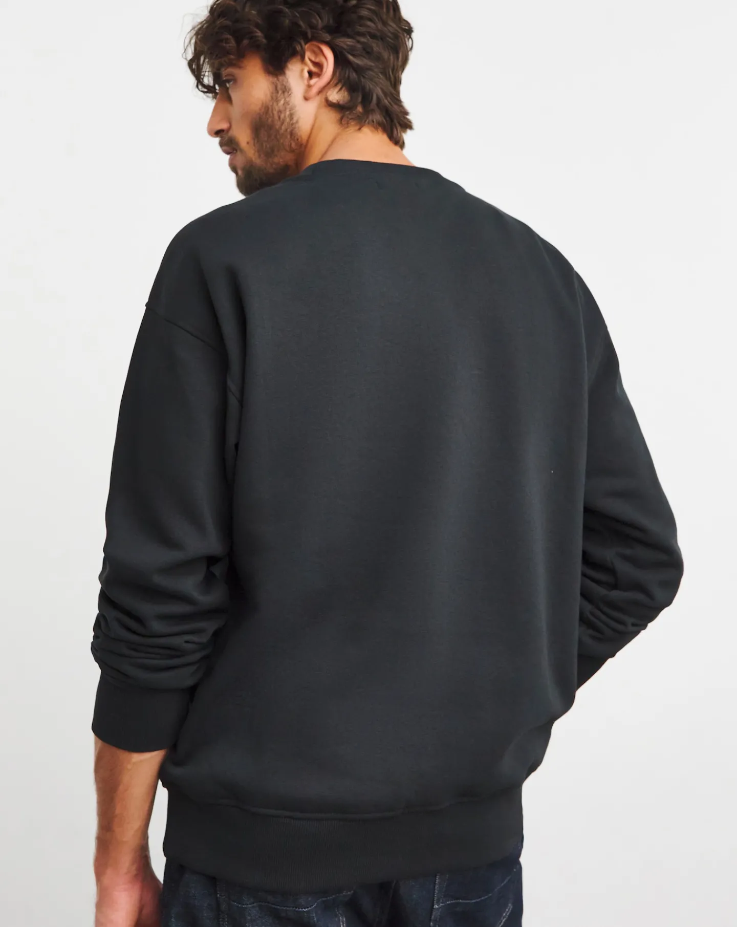 Jacamo Relaxed Crew Neck Sweat Reg
