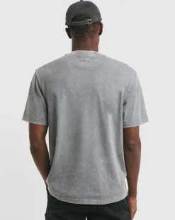 Jacamo Relaxed Fit Acid Wash Graphic T-Shirt