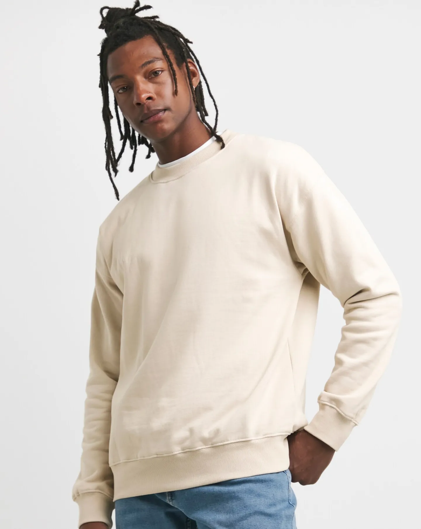 Jacamo Relaxed Fit Crew Neck Sweat