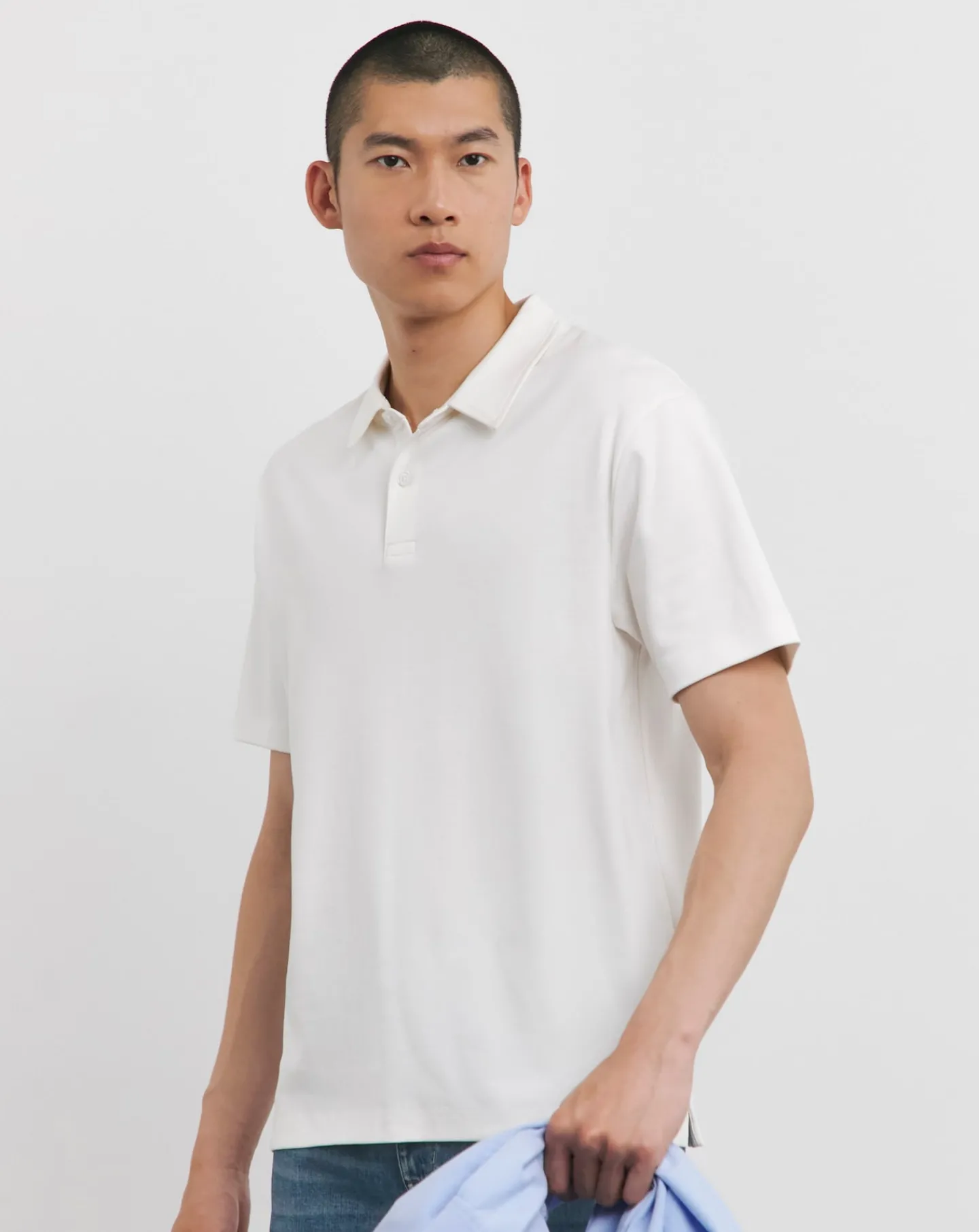 Jacamo Relaxed Fit Interlock Polo Reg