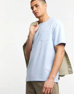 Jacamo Relaxed Fit Marl Pocket T-Shirt