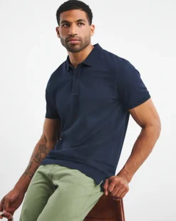 Jacamo Relaxed Fit Pique Polo Long