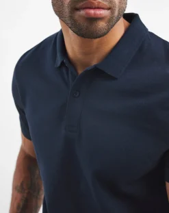 Jacamo Relaxed Fit Pique Polo Long