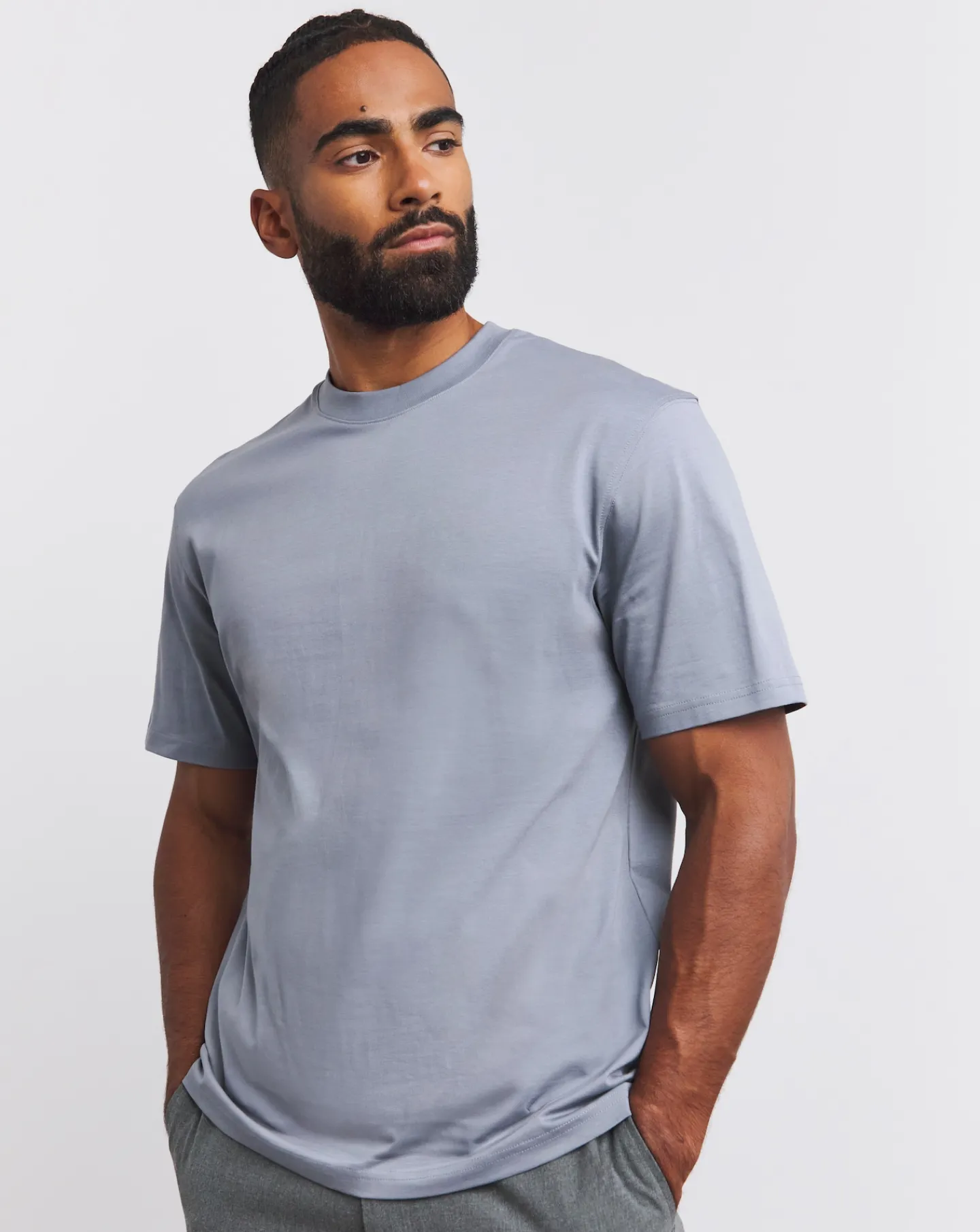 Jacamo Relaxed Fit Supima Crew Neck T-Shirt