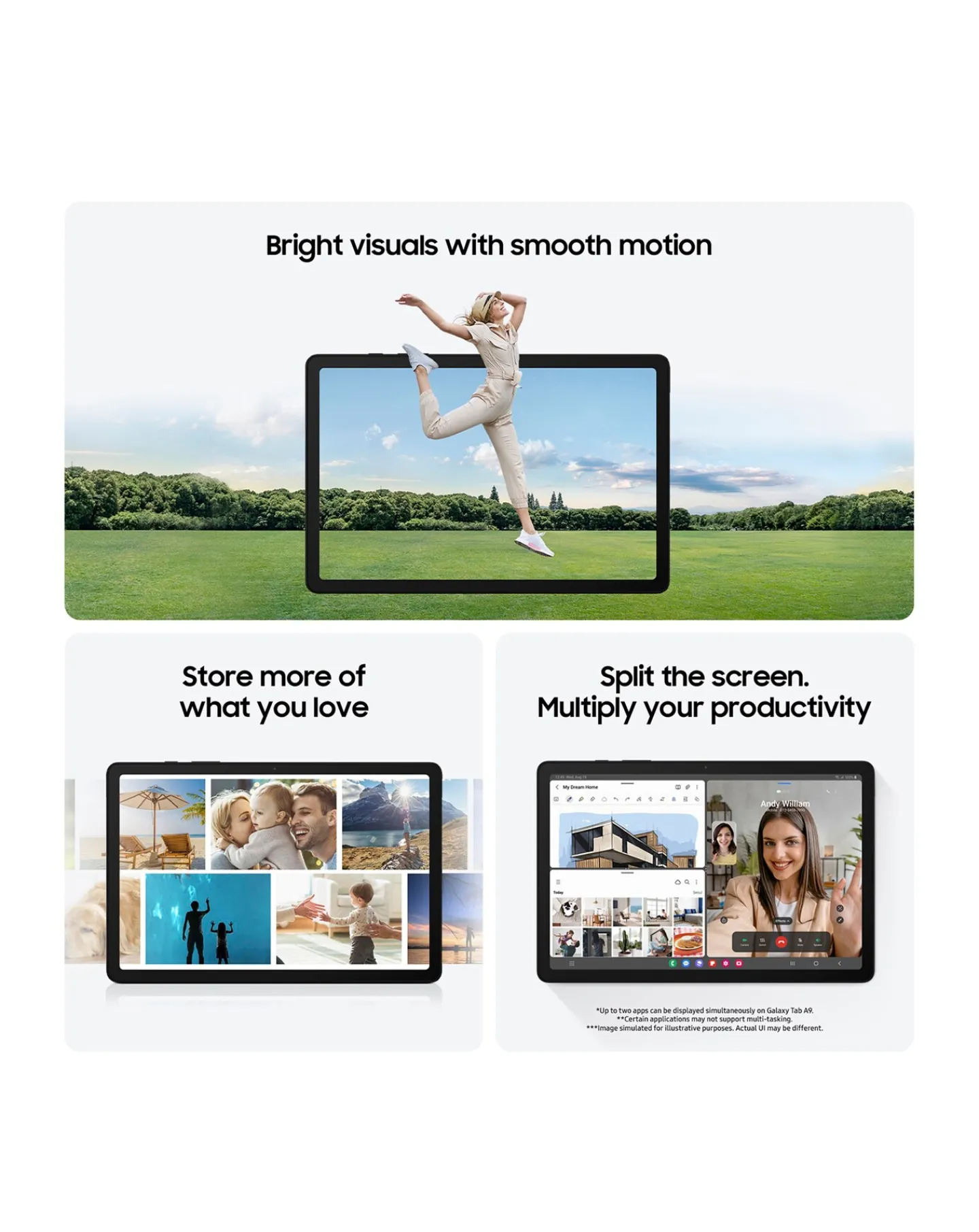 SAMSUNG Galaxy Tab A9 8.7in 64GB WiFi Tablet -