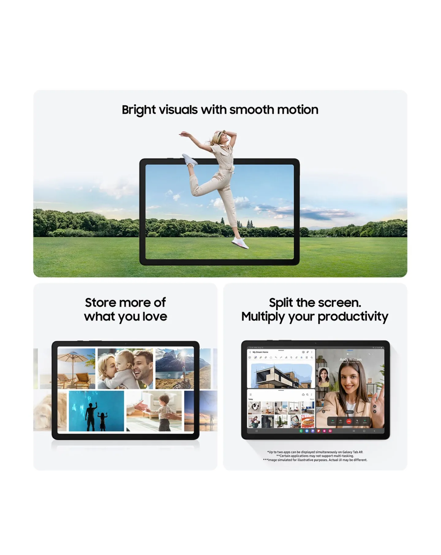 SAMSUNG Galaxy Tab A9 8.7in 64GB WiFi Tablet -
