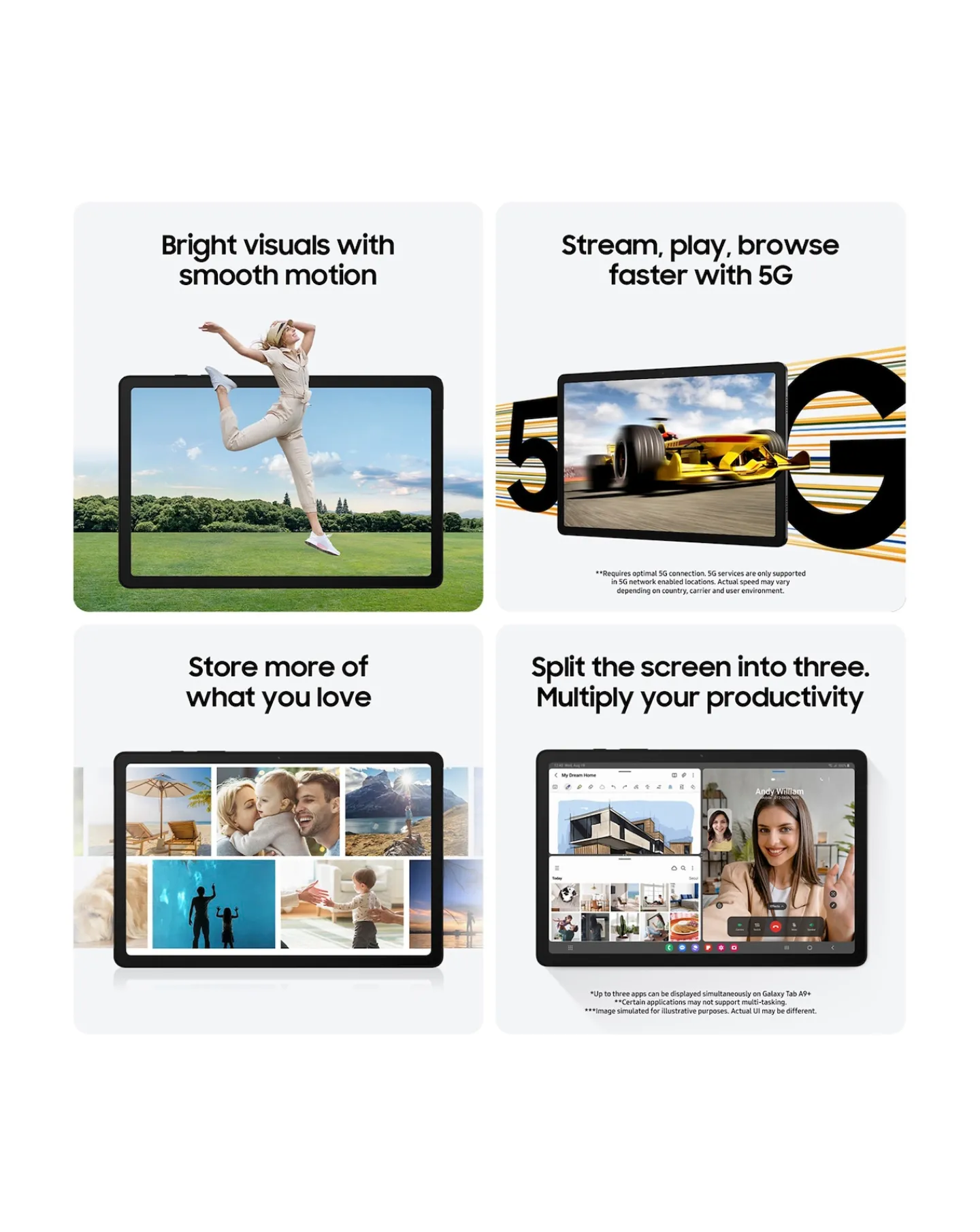 SAMSUNG Galaxy Tab A9+ 11in 64GB WiFi Tablet -