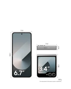 SAMSUNG Galaxy Z Flip6 256GB 5G - Shadow - Galaxy AI + FREE GIFT