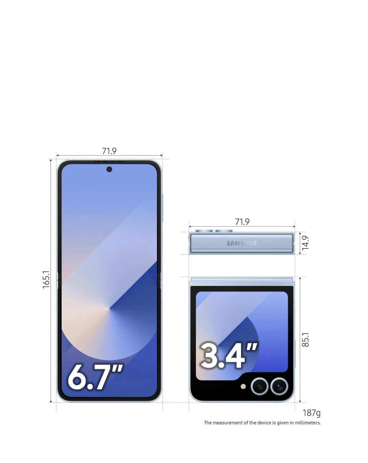 SAMSUNG Galaxy Z Flip6 512GB 5G - - Galaxy AI + FREE GIFT