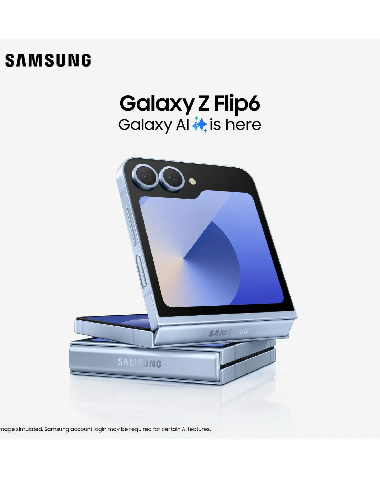 SAMSUNG Galaxy Z Flip6 512GB 5G - - Galaxy AI + FREE GIFT