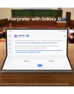 SAMSUNG Galaxy Z Fold6 256GB 5G - Shadow - Galaxy AI + FREE GIFT