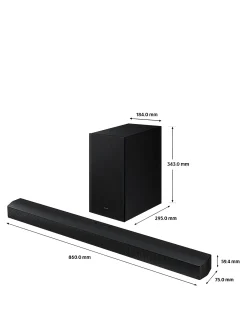 SAMSUNG HW-B650D/XU 3.1ch 370W Soundbar with Wireless Subwoofer