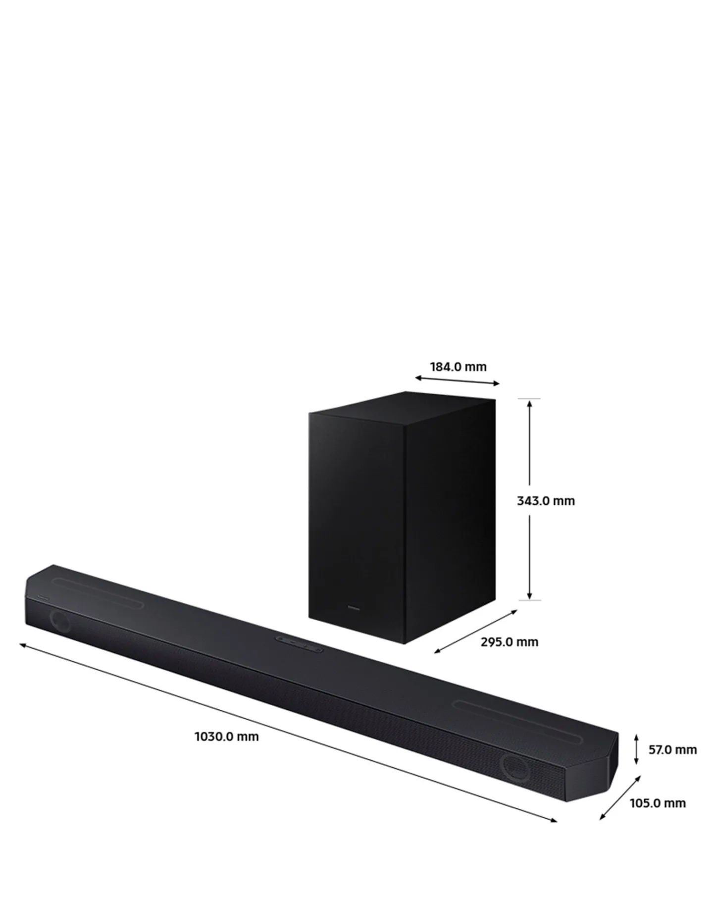 SAMSUNG HW-Q600C 3.1.2ch Soundbar with Wireless Subwoofer