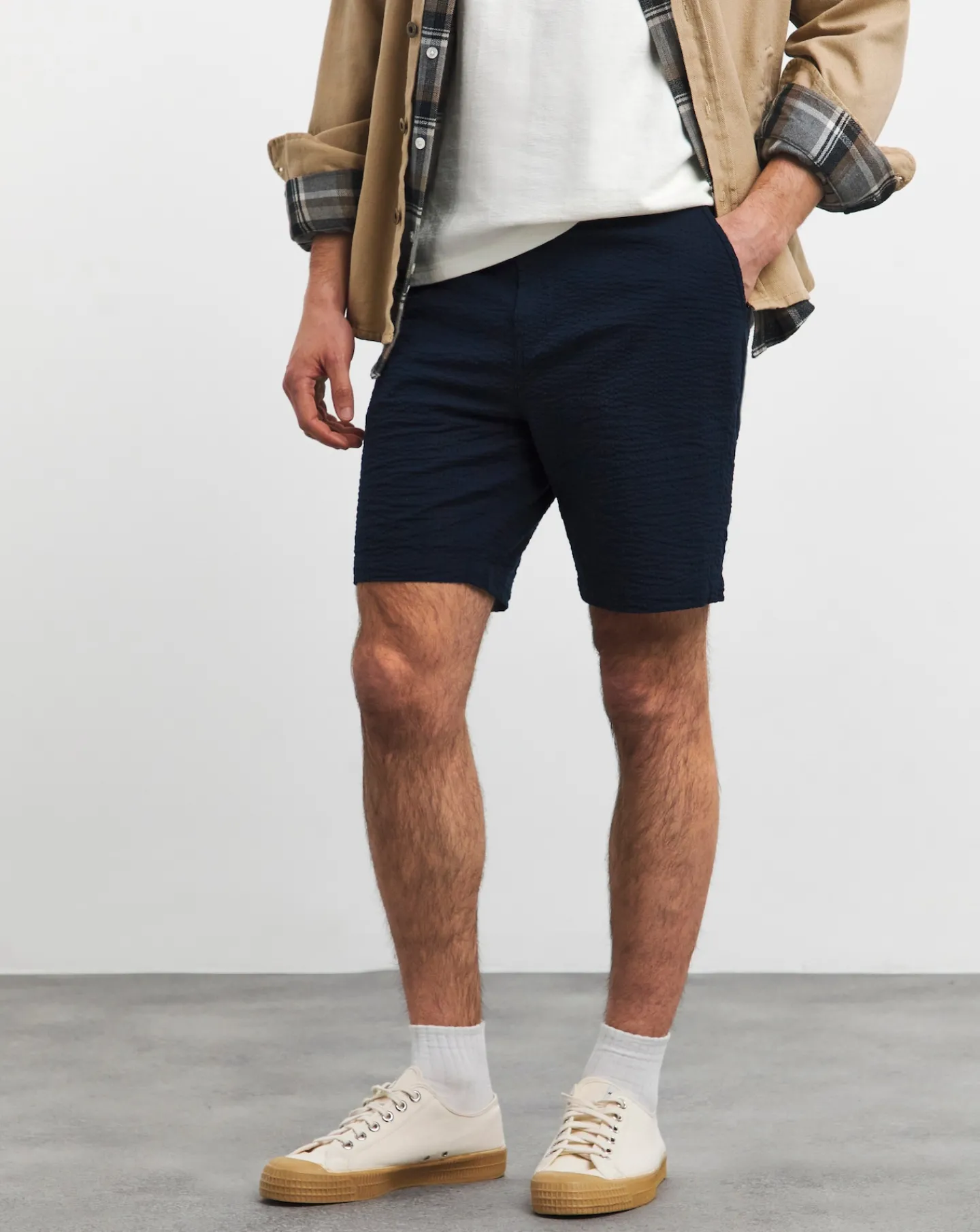 Jacamo Seersucker Chino Short