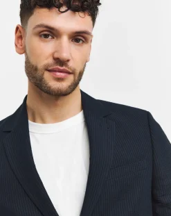 Jacamo Seersucker Cotton Suit Jacket