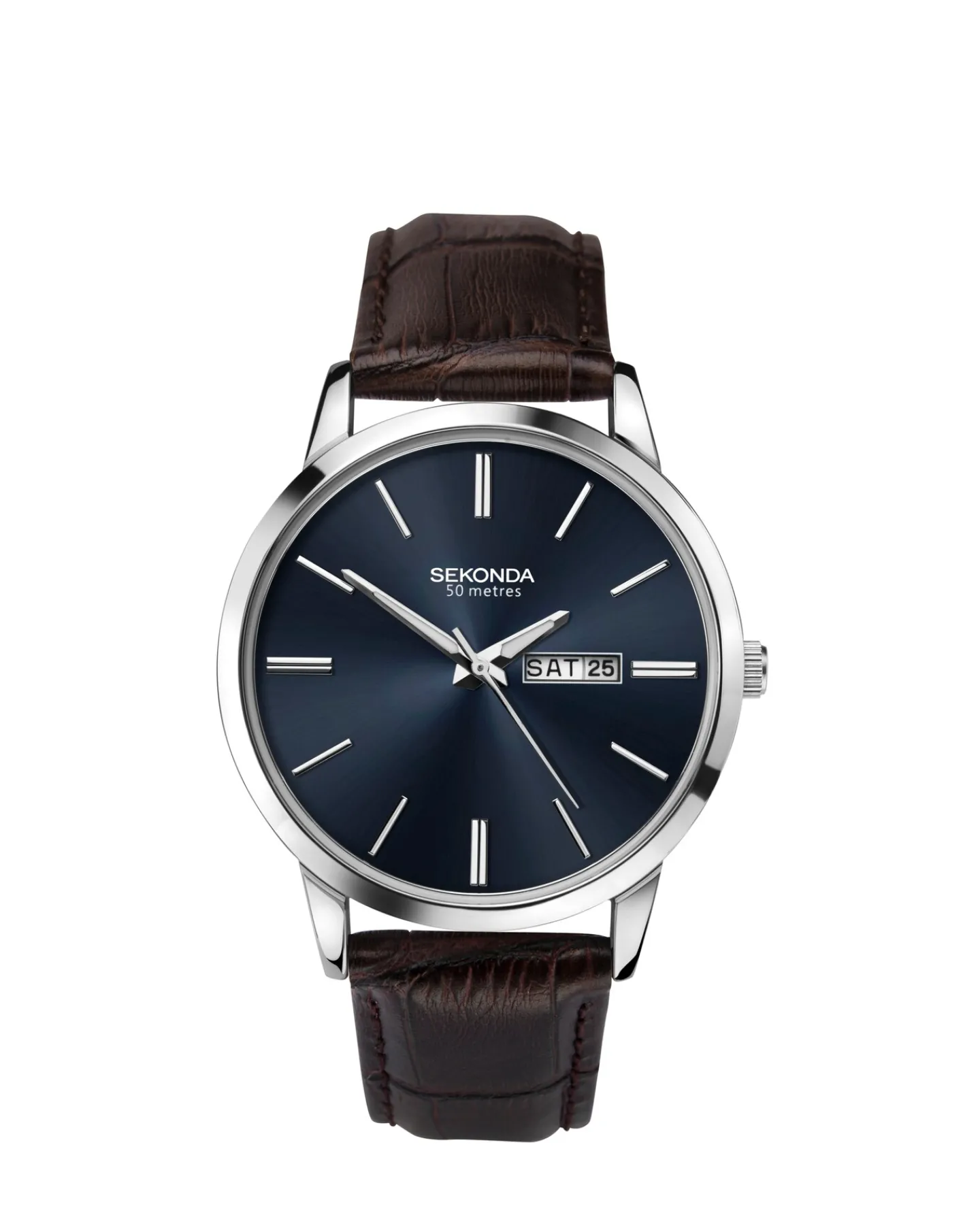 SEKONDA Men's Jackson Leather Watch