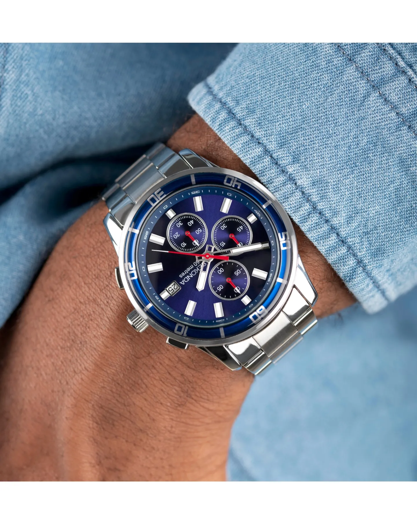 SEKONDA Midnight Chronograph Mens Watch