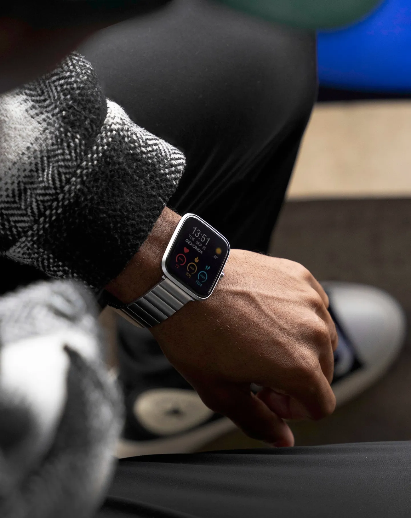 SEKONDA Motion Plus Smart Watch - Alloy Case & Stainless Steel Bracelet