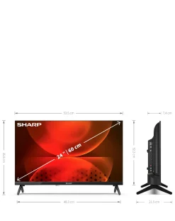 SHARP T-C24FH2KL2AB 24in Smart HD Android LED TV