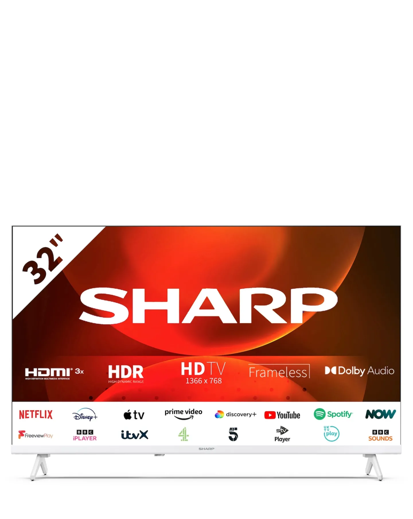 SHARP 1T-C32FH2KL2AW 32in Smart HD Android LED TV