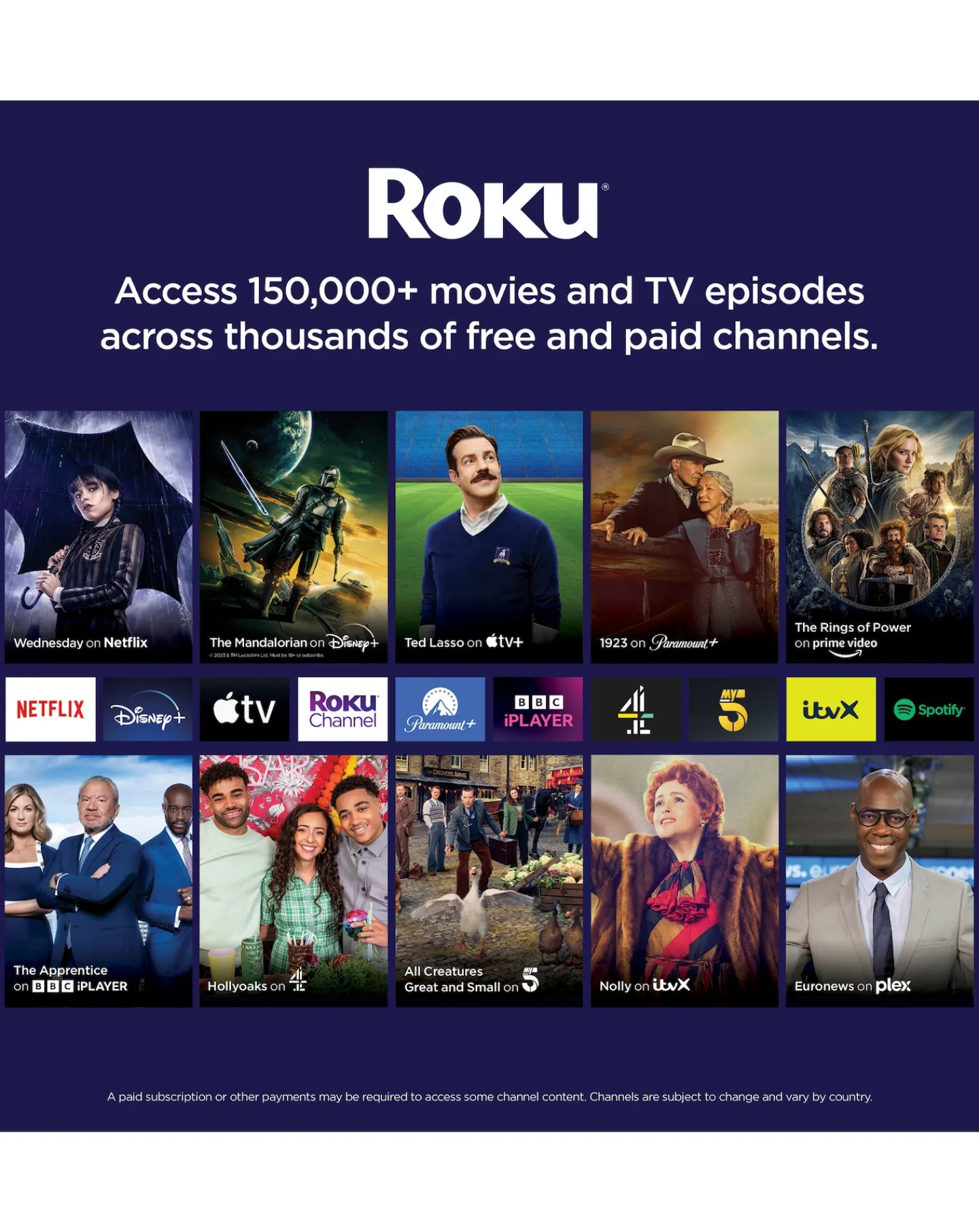 SHARP 4T-C43GJ4225K 43in Smart UHD Roku LED TV