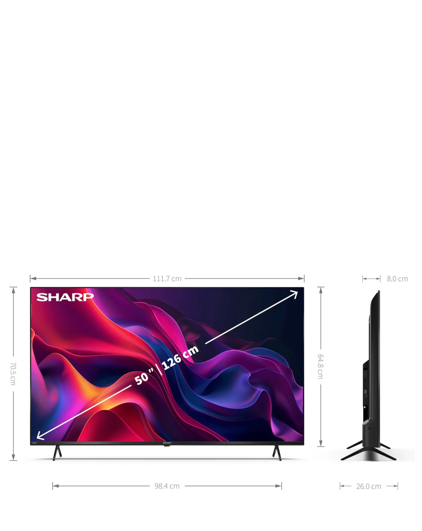 SHARP 4T-C50GK4245KB 50in Smart UHD Tivo LED TV