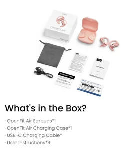 Shokz OpenFit Air True Wireless Open-Ear Earbuds -