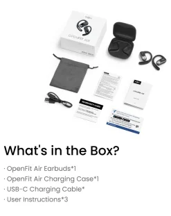 Jacamo Shokz OpenFit Air True Wireless Open-Ear Earbuds -