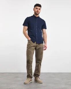 Jacamo Short Sleeve Button Down Pique
