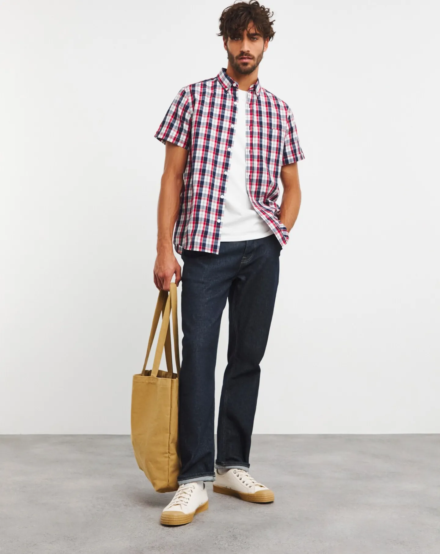 Jacamo Short Sleeve Check Shirt