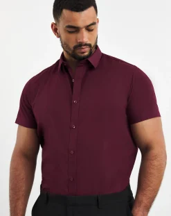 Jacamo Short Sleeve Formal Shirt Regular