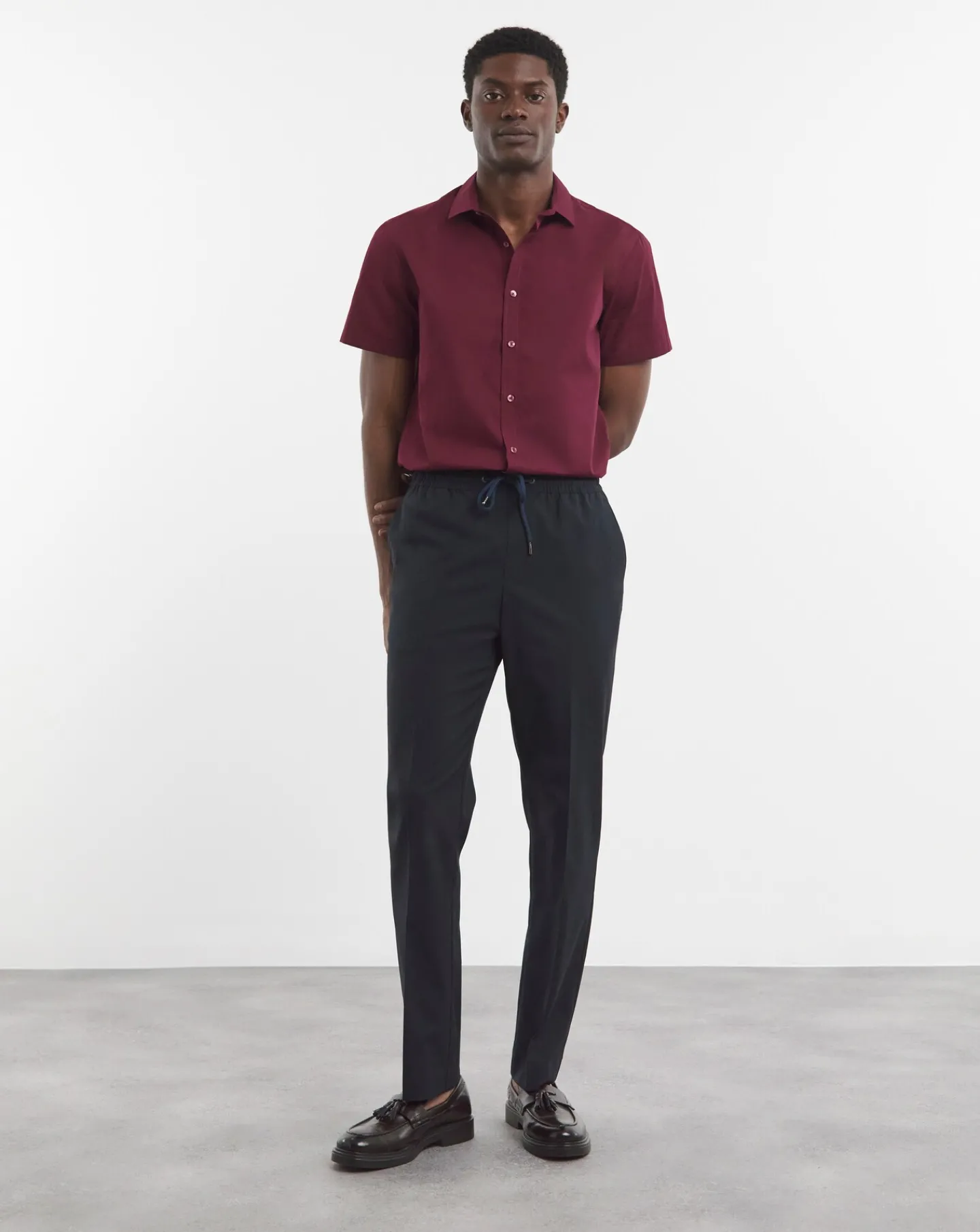 Jacamo Short Sleeve Formal Shirt Long