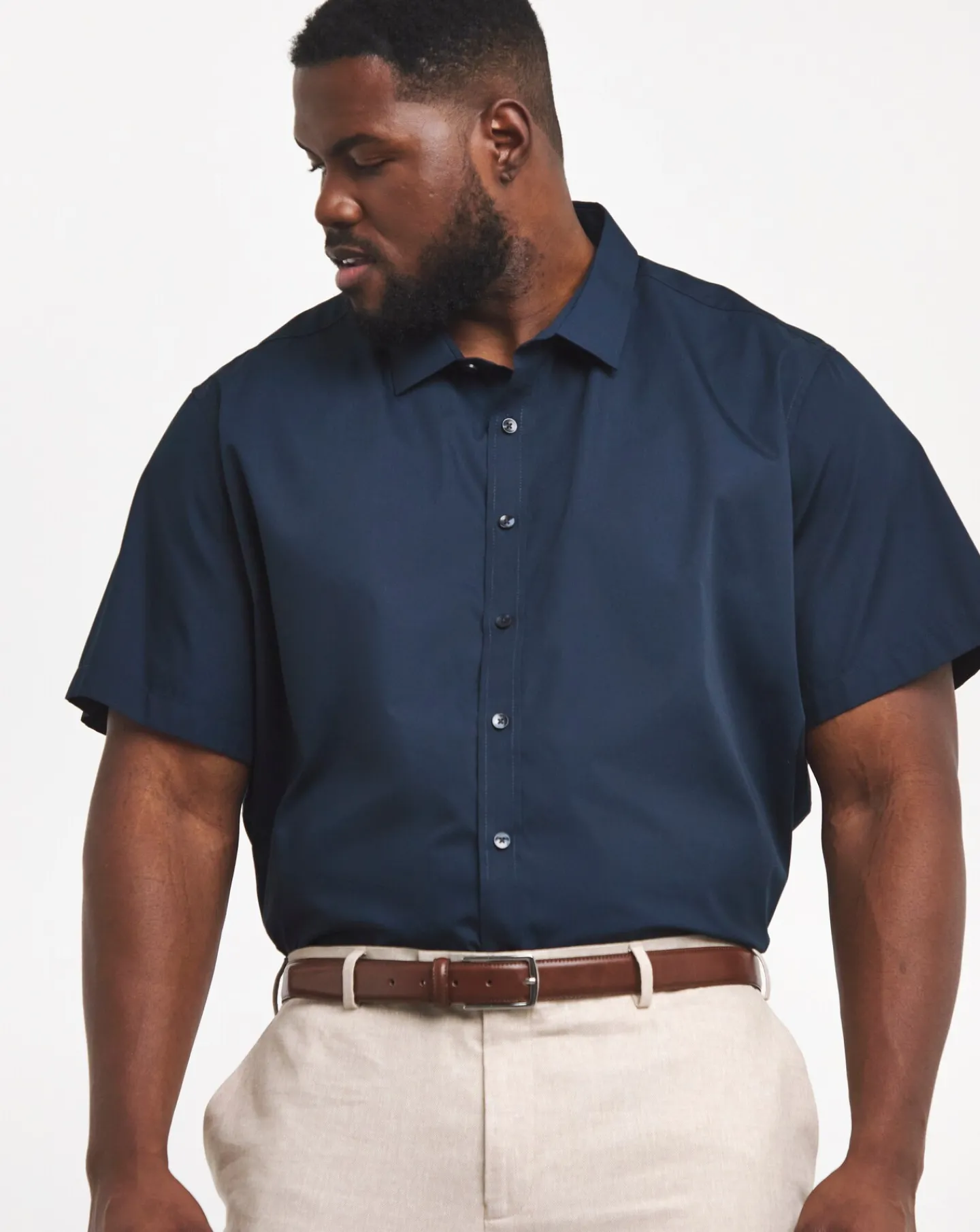 Jacamo Short Sleeve Formal Shirt Regular